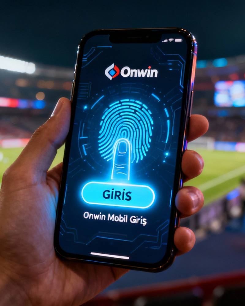 Onwin mobil uygulama ve giriş ekranı